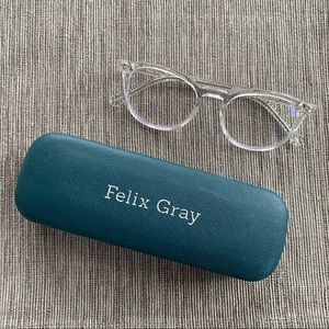 Felix Gray Roebling Clear Blue Light Glasses in Panorama